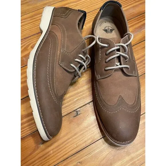 Dockers "Maxwell" Business Casual Tan Shoes Size 10.5 M EUC - Picture 1 of 10